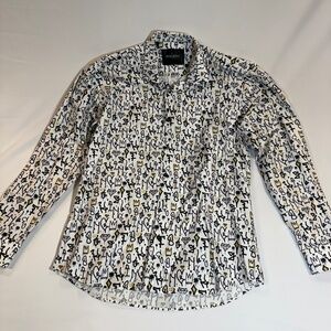Maceoo Fibonacci King White Button Down Shirt